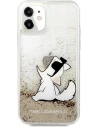 Wholesale Karl Lagerfeld KLHCN61GCFD Apple iPhone 11 gold hardcase Liquid Glitter Choupette Fun - KLD902GLD - {ean13} - Hurt