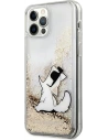 Wholesale Karl Lagerfeld KLHCP12MGCFD Apple iPhone 12/12 Pro gold hardcase Liquid Glitter Choupette Fun - KLD903GLD - {ean13} - Hurt
