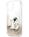 Wholesale Karl Lagerfeld KLHCP12MGCFD Apple iPhone 12/12 Pro gold hardcase Liquid Glitter Choupette Fun - KLD903GLD - {ean13} - Hurt