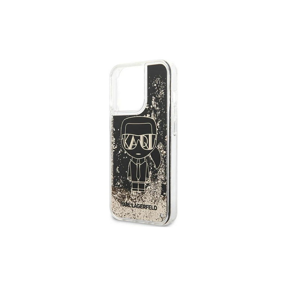 Hurtownia GSM - Etui Karl Lagerfeld KLHCP13LLGGKBK Apple iPhone 13 Pro czarny/black hardcase Liquid Glitter Gatsby - KLD905BLK - {ean13} - Hurt