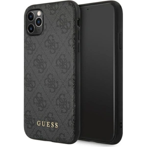 Hurtownia GSM - Etui Guess GUHCN58G4GFGR Apple iPhone 11 Pro szary/grey hard case 4G Metal Gold Logo - GUE1670GRY - {ean13} - Hurt