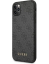 Wholesale Guess GUHCN58G4GFGR Apple iPhone 11 Pro grey hard case 4G Metal Gold Logo - GUE1670GRY - {ean13} - Hurt