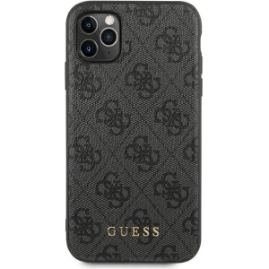 Hurtownia GSM - Etui Guess GUHCN58G4GFGR Apple iPhone 11 Pro szary/grey hard case 4G Metal Gold Logo - GUE1670GRY - {ean13} - Hurt