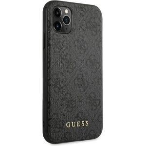 Hurtownia GSM - Etui Guess GUHCN58G4GFGR Apple iPhone 11 Pro szary/grey hard case 4G Metal Gold Logo - GUE1670GRY - {ean13} - Hurt