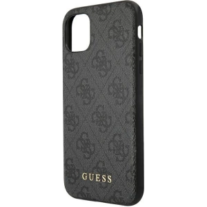 Hurtownia GSM - Etui Guess GUHCN58G4GFGR Apple iPhone 11 Pro szary/grey hard case 4G Metal Gold Logo - GUE1670GRY - {ean13} - Hurt