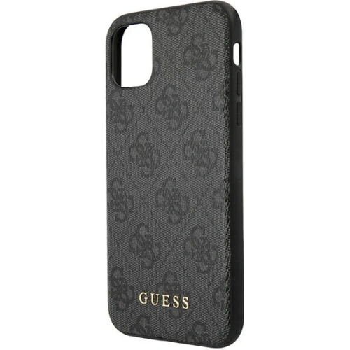 Etui Guess GUHCN58G4GFGR Apple iPhone 11 Pro szary/grey hard case 4G Metal Gold Logo