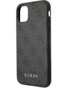 Wholesale Guess GUHCN58G4GFGR Apple iPhone 11 Pro grey hard case 4G Metal Gold Logo - GUE1670GRY - {ean13} - Hurt