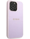 Wholesale Guess GUHCP13LPSASBPU Apple iPhone 13 Pro purple Saffiano Hot Stamp & Metal Logo - GUE1671PRP - {ean13} - Hurt