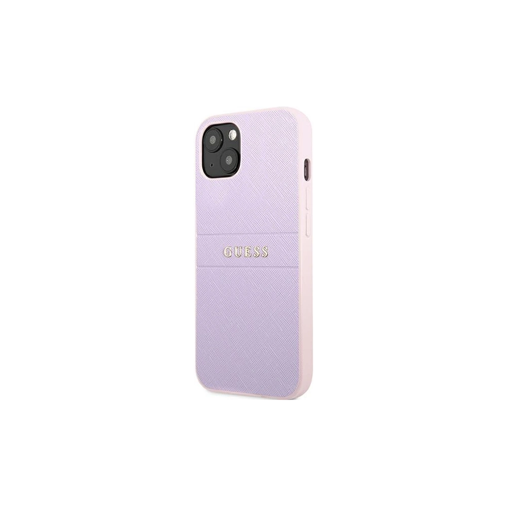 Hurtownia GSM - Etui Guess GUHCP13MPSASBPU Apple iPhone 13 purpurowy/purple Saffiano Hot Stamp & Metal Logo - GUE1672PRP - {ean13} - Hurt