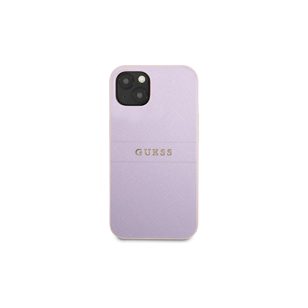 Hurtownia GSM - Etui Guess GUHCP13MPSASBPU Apple iPhone 13 purpurowy/purple Saffiano Hot Stamp & Metal Logo - GUE1672PRP - {ean13} - Hurt