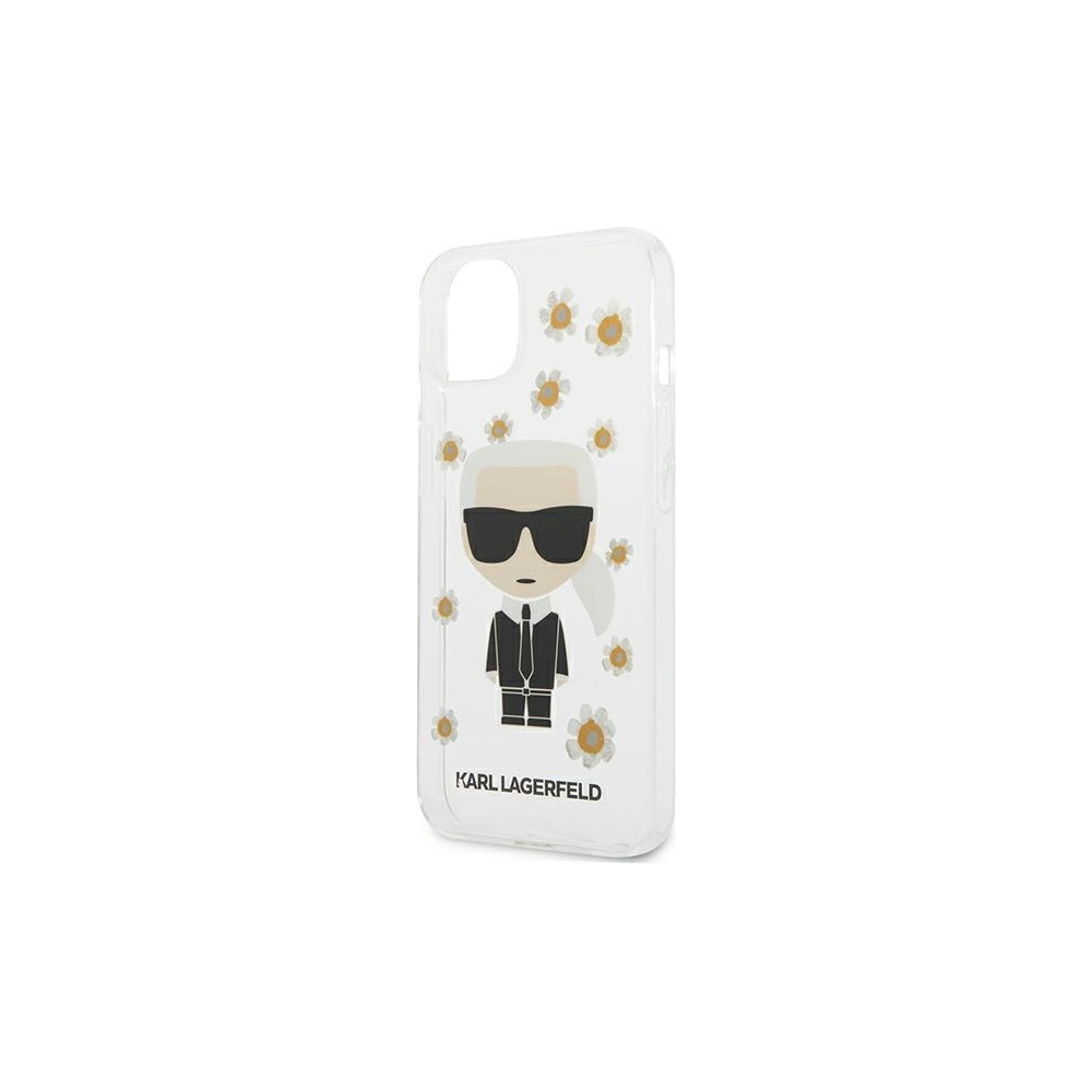 Hurtownia GSM - Etui Karl Lagerfeld KLHCP13MHFLT Apple iPhone 13 przezroczysty/transparent Flower Ikonik Karl - KLD908CL - {ean13} - Hurt