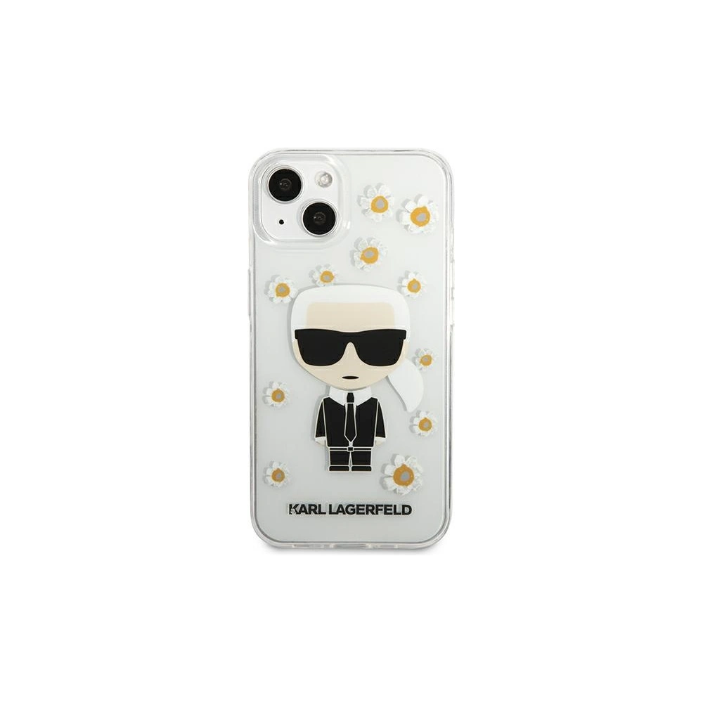 Wholesale Karl Lagerfeld KLHCP13SHFLT Apple iPhone 13 mini transparent Flower Ikonik Karl - KLD912CL - {ean13} - Hurt