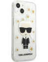 Hurtownia GSM - Etui Karl Lagerfeld KLHCP13SHFLT Apple iPhone 13 mini przezroczysty/transparent Flower Ikonik Karl - KLD912CL - {ean13} - Hurt