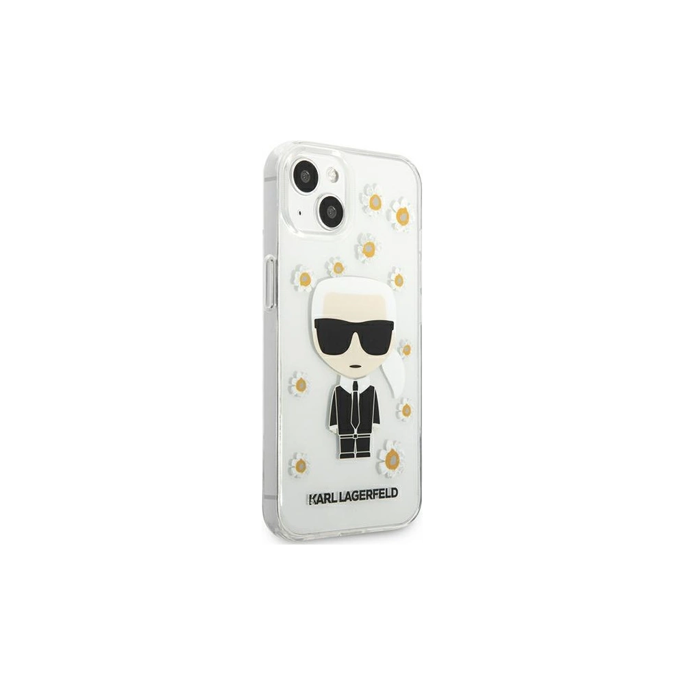 Wholesale Karl Lagerfeld KLHCP13SHFLT Apple iPhone 13 mini transparent Flower Ikonik Karl - KLD912CL - {ean13} - Hurt