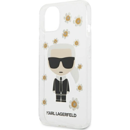 Etui Karl Lagerfeld KLHCP13SHFLT Apple iPhone 13 mini przezroczysty/transparent Flower Ikonik Karl