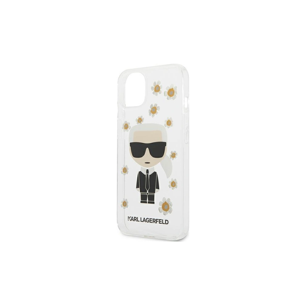 Hurtownia GSM - Etui Karl Lagerfeld KLHCP13SHFLT Apple iPhone 13 mini przezroczysty/transparent Flower Ikonik Karl - KLD912CL - {ean13} - Hurt