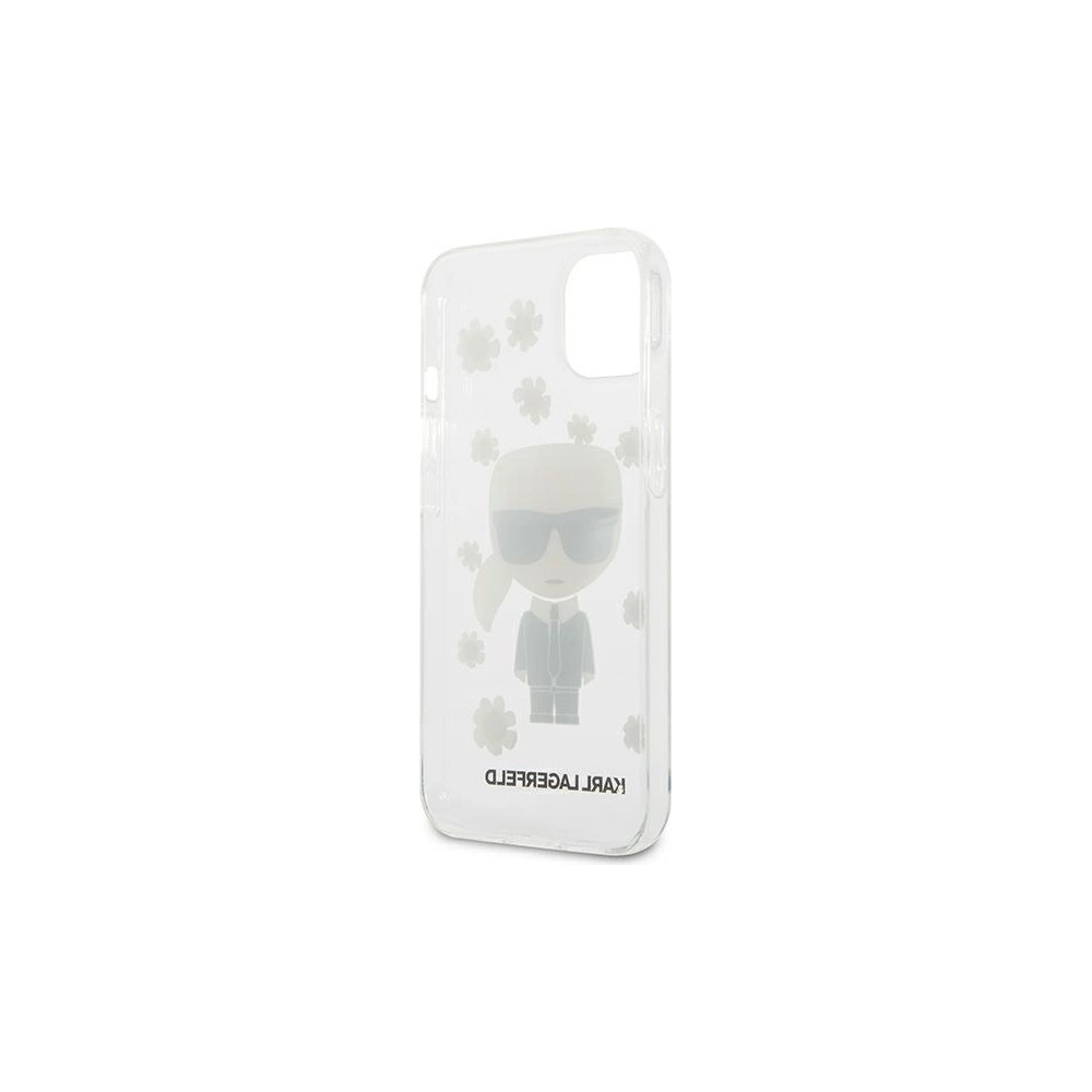 Hurtownia GSM - Etui Karl Lagerfeld KLHCP13SHFLT Apple iPhone 13 mini przezroczysty/transparent Flower Ikonik Karl - KLD912CL - {ean13} - Hurt