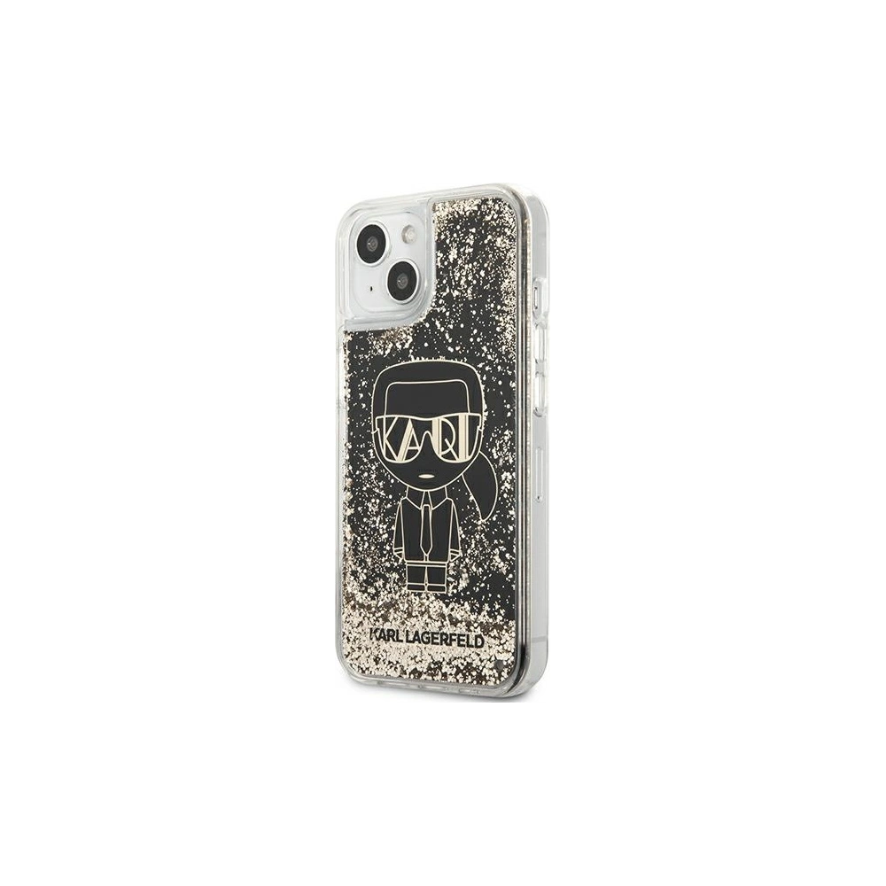 Hurtownia GSM - Etui Karl Lagerfeld KLHCP13SLGGKBK Apple iPhone 13 mini černý/black hardcase Liquid Glitter Gatsby - KLD913BLK - {ean13} - Hurt