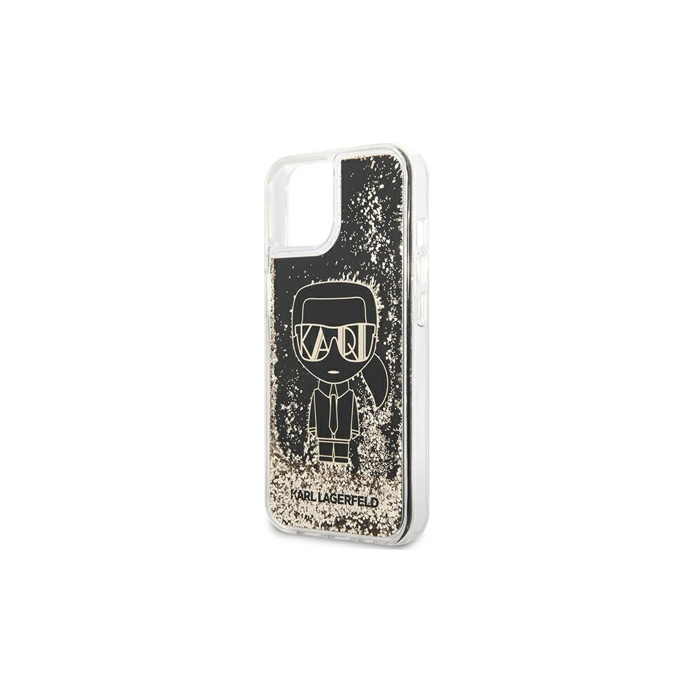 Hurtownia GSM - Etui Karl Lagerfeld KLHCP13SLGGKBK Apple iPhone 13 mini černý/black hardcase Liquid Glitter Gatsby - KLD913BLK - {ean13} - Hurt