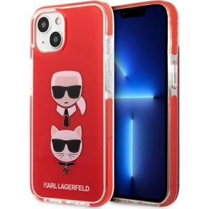 Hurtownia GSM - Case Karl Lagerfeld KLHCP13STPE2TR Apple iPhone 13 mini Hardcase rot/red Karl&Choupette Head - KLD914RED - {ean13} - Hurt