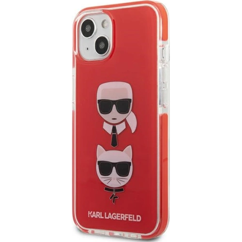 Etui Karl Lagerfeld KLHCP13STPE2TR Apple iPhone 13 mini hardcase czerwony/red Karl&Choupette Head