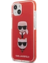 Wholesale Karl Lagerfeld KLHCP13STPE2TR Apple iPhone 13 mini hardcase red Karl&Choupette Head - KLD914RED - {ean13} - Hurt