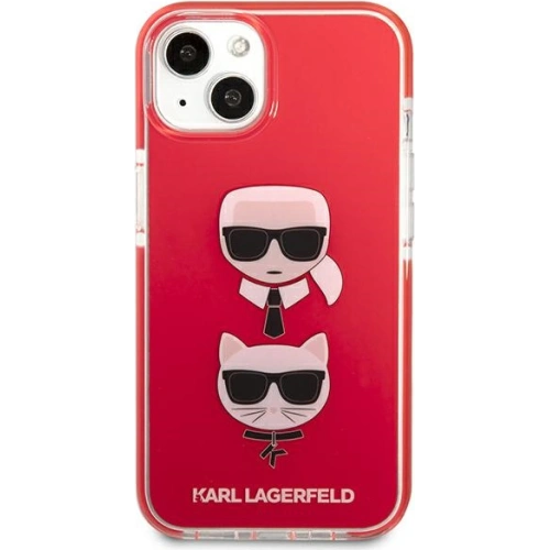 Etui Karl Lagerfeld KLHCP13STPE2TR Apple iPhone 13 mini hardcase czerwony/red Karl&Choupette Head