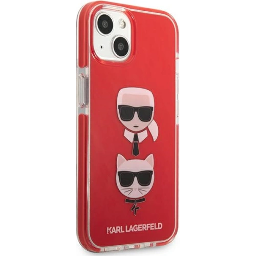 Etui Karl Lagerfeld KLHCP13STPE2TR Apple iPhone 13 mini hardcase czerwony/red Karl&Choupette Head