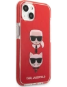 Wholesale Karl Lagerfeld KLHCP13STPE2TR Apple iPhone 13 mini hardcase red Karl&Choupette Head - KLD914RED - {ean13} - Hurt