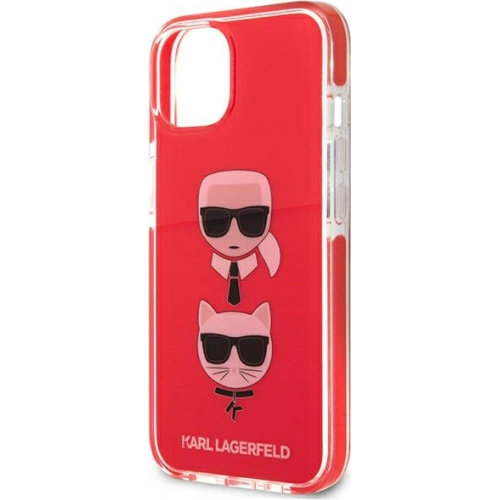 Etui Karl Lagerfeld KLHCP13STPE2TR Apple iPhone 13 mini hardcase czerwony/red Karl&Choupette Head