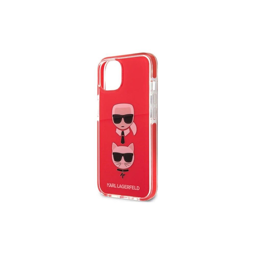 Hurtownia GSM - Etui Karl Lagerfeld KLHCP13STPE2TR Apple iPhone 13 mini hardcase czerwony/red Karl&Choupette Head - KLD914RED - {ean13} - Hurt