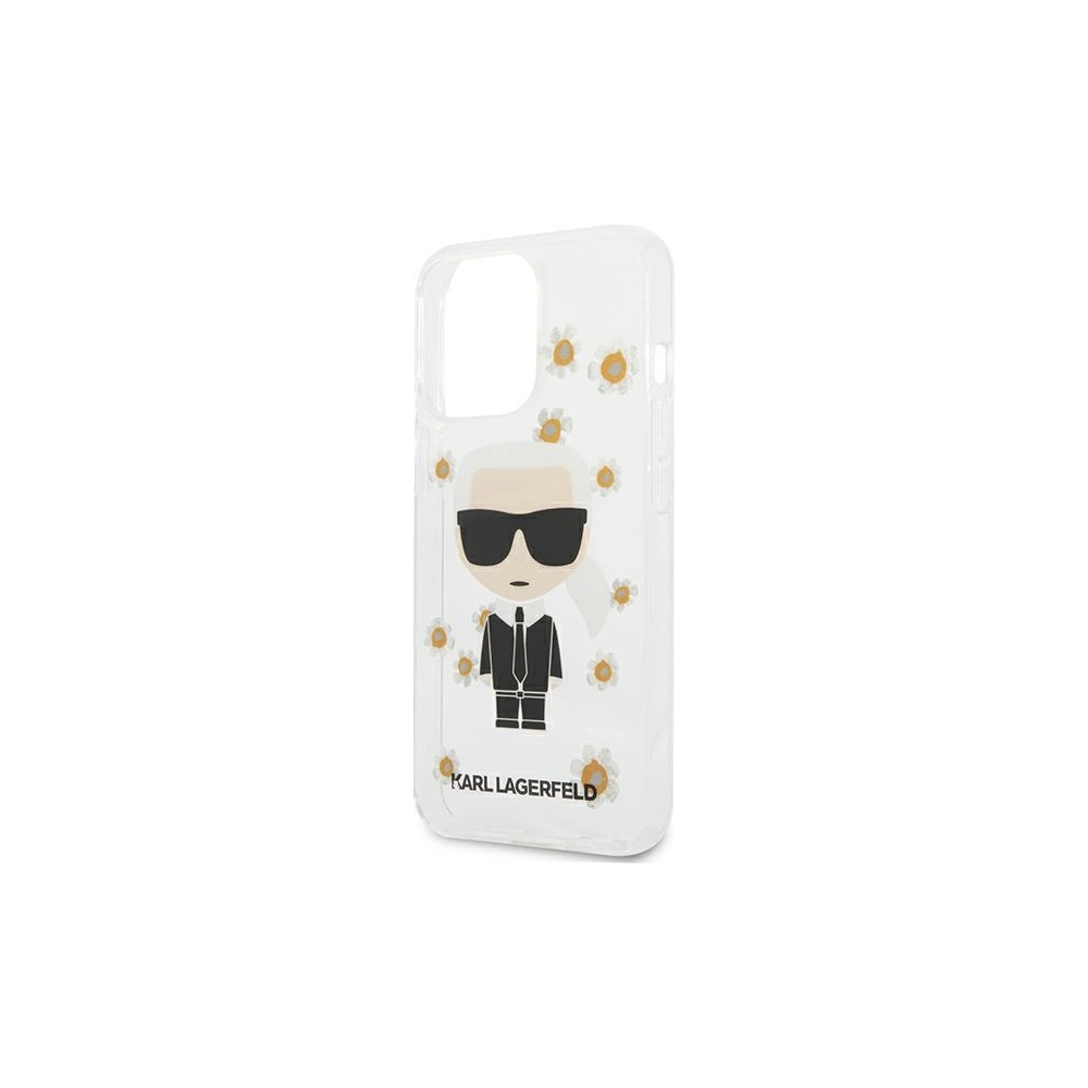 Hurtownia GSM - Etui Karl Lagerfeld KLHCP13XHFLT Apple iPhone 13 Pro Max przezroczysty/transparent Flower Ikonik Karl - KLD916CL - {ean13} - Hurt