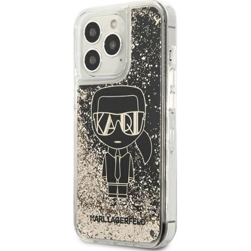 Etui Karl Lagerfeld KLHCP13XLGGKBK Apple iPhone 13 Pro Max czarny/black hardcase Liquid Glitter Gatsby