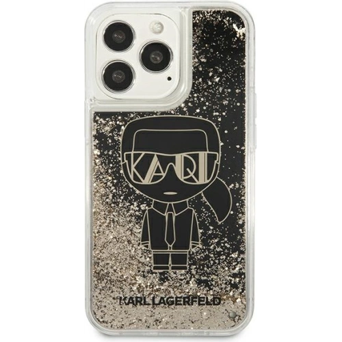Etui Karl Lagerfeld KLHCP13XLGGKBK Apple iPhone 13 Pro Max czarny/black hardcase Liquid Glitter Gatsby