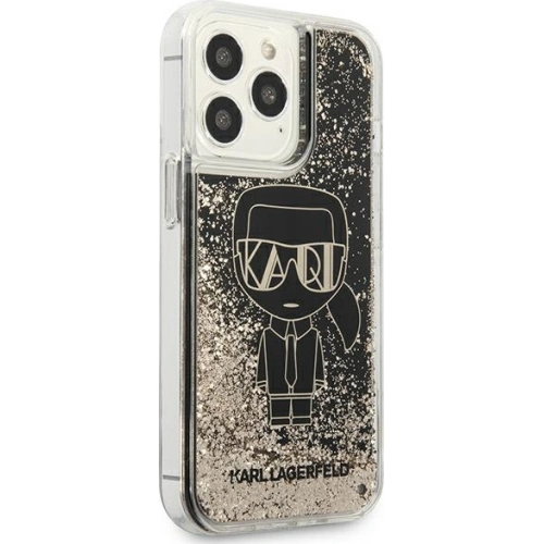Etui Karl Lagerfeld KLHCP13XLGGKBK Apple iPhone 13 Pro Max czarny/black hardcase Liquid Glitter Gatsby