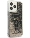 Wholesale Karl Lagerfeld KLHCP13XLGGKBK Apple iPhone 13 Pro Max black hardcase Liquid Glitter Gatsby - KLD917BLK - {ean13} - Hurt
