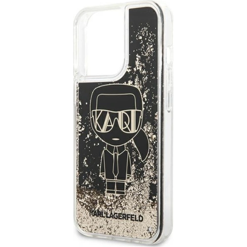 Etui Karl Lagerfeld KLHCP13XLGGKBK Apple iPhone 13 Pro Max czarny/black hardcase Liquid Glitter Gatsby