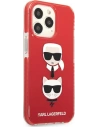 Hurtownia GSM - Etui Karl Lagerfeld KLHCP13XTPE2TR Apple iPhone 13 Pro Max hardcase červený/red Karl&Choupette Head - KLD918RED - {ean13} - Hurt