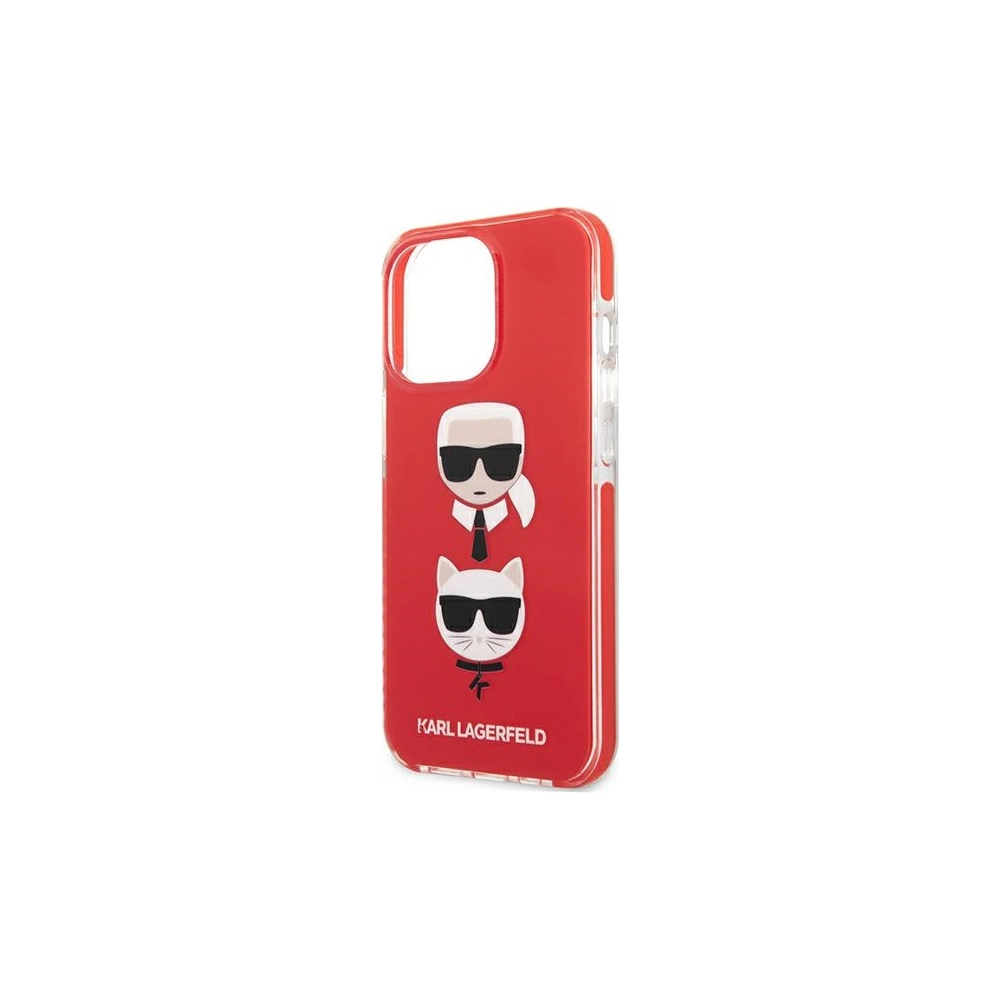 Hurtownia GSM - Etui Karl Lagerfeld KLHCP13XTPE2TR Apple iPhone 13 Pro Max hardcase czerwony/red Karl&Choupette Head - KLD918RED - {ean13} - Hurt