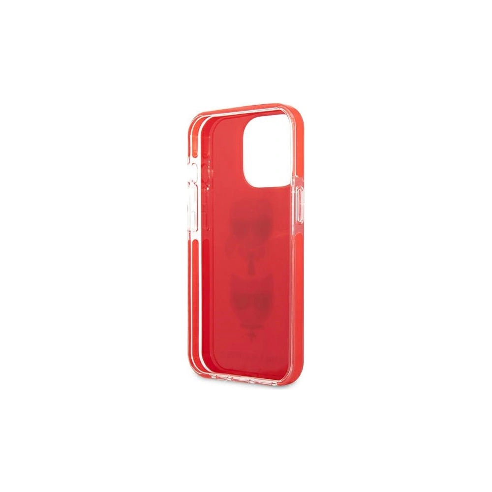 Hurtownia GSM - Etui Karl Lagerfeld KLHCP13XTPE2TR Apple iPhone 13 Pro Max hardcase czerwony/red Karl&Choupette Head - KLD918RED - {ean13} - Hurt