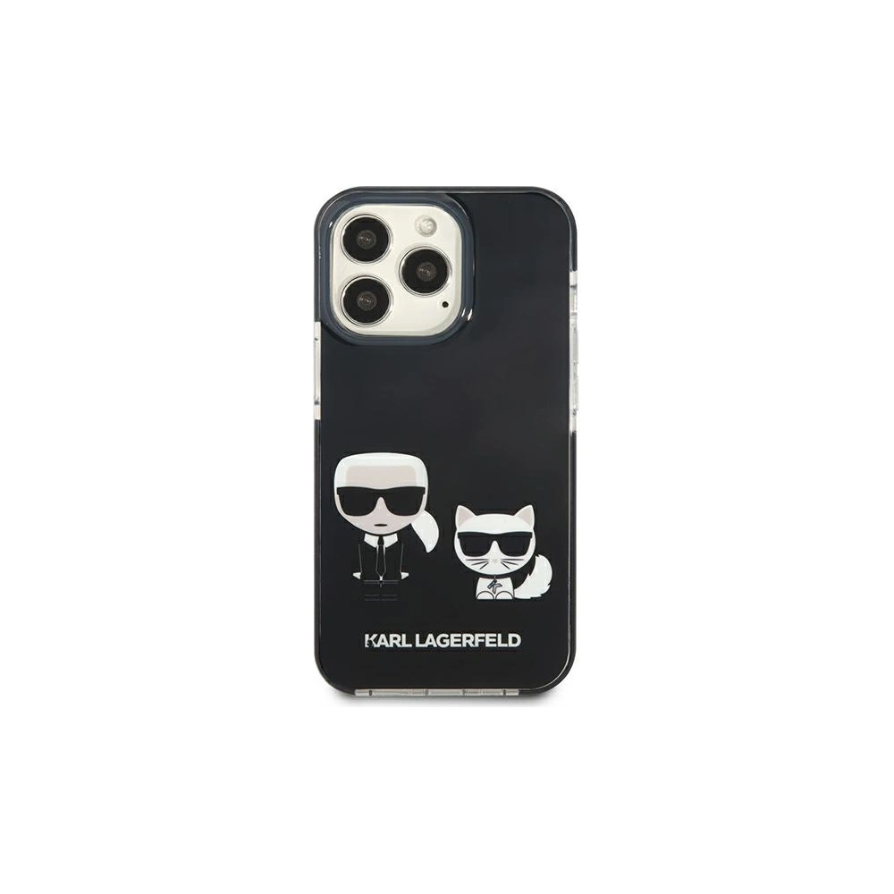 Hurtownia GSM - Etui Karl Lagerfeld KLHCP13XTPEKCK Apple iPhone 13 Pro Max hardcase czarny/black Karl&Choupette - KLD919BLK - {ean13} - Hurt