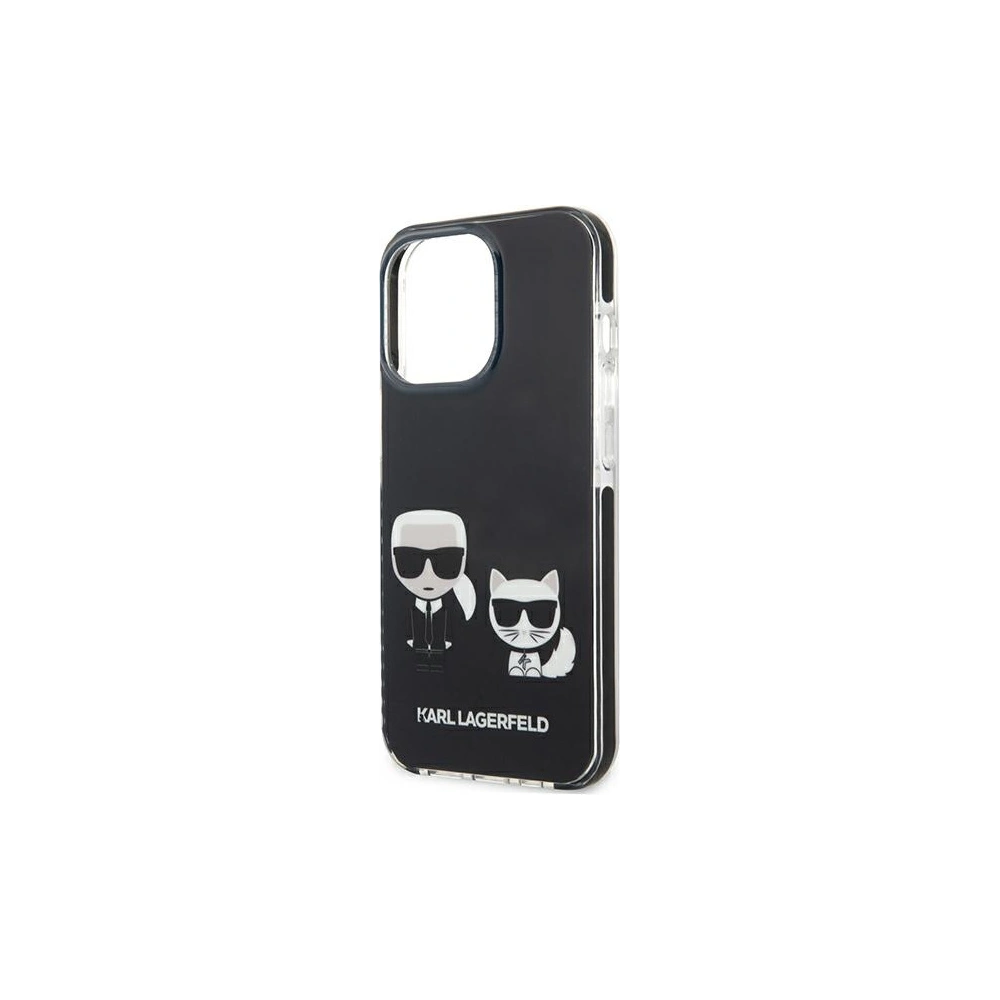 Wholesale Karl Lagerfeld KLHCP13XTPEKCK Apple iPhone 13 Pro Max hardcase black Karl&Choupette - KLD919BLK - {ean13} - Hurt