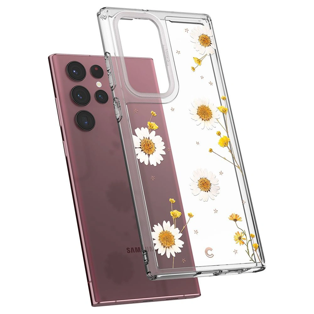 Hurtownia GSM - Etui Spigen Cyrill Cecile Samsung Galaxy S22 Ultra Blooming Daisy - SPN2219BLODAI - {ean13} - Hurt