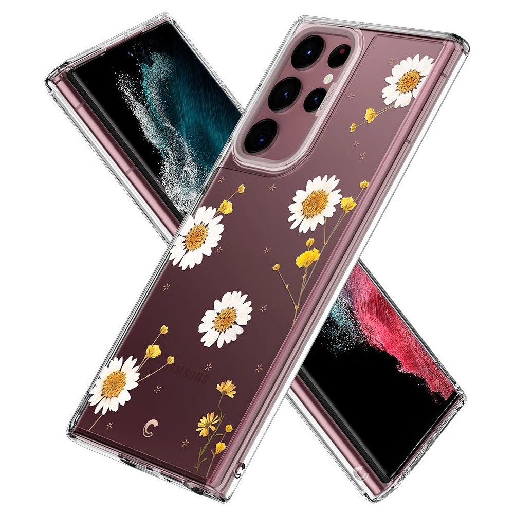 Hurtownia GSM - Etui Spigen Cyrill Cecile Samsung Galaxy S22 Ultra Blooming Daisy - SPN2219BLODAI - {ean13} - Hurt