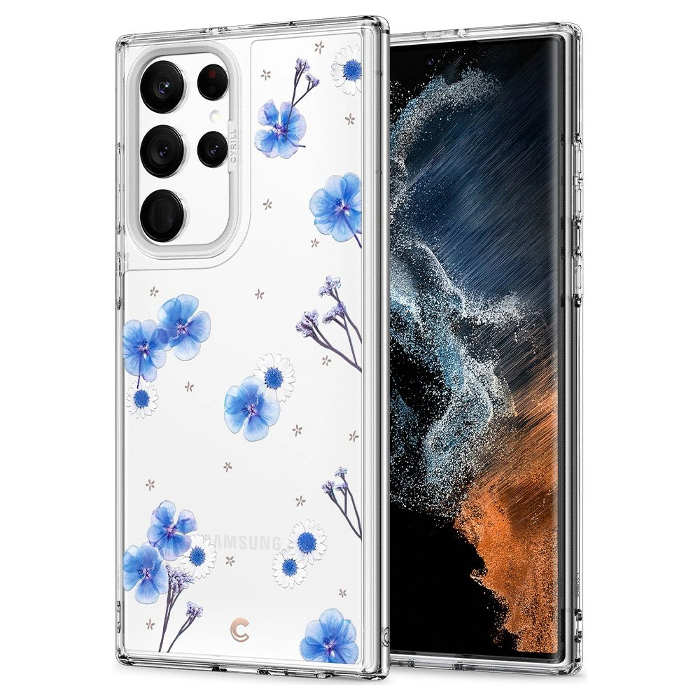 Hurtownia GSM - Etui Spigen Cyrill Cecile Samsung Galaxy S22 Ultra Modrá Jarní - SPN2221BLUSPR - {ean13} - Hurt