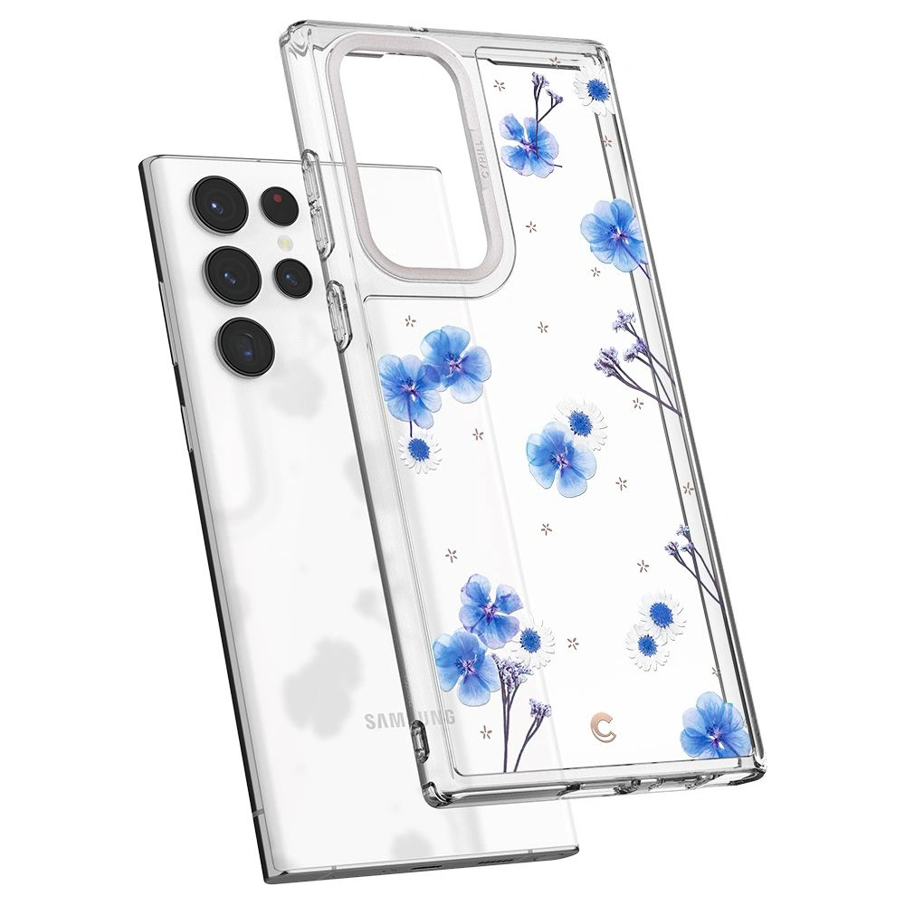 Hurtownia GSM - Etui Spigen Cyrill Cecile Samsung Galaxy S22 Ultra Modrá Jarní - SPN2221BLUSPR - {ean13} - Hurt