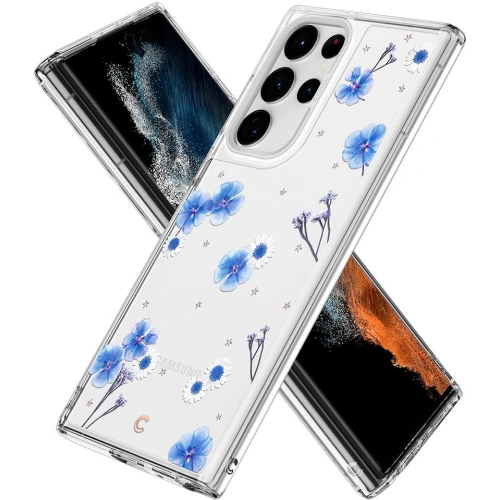 Etui Spigen Cyrill Cecile Samsung Galaxy S22 Ultra Blue Spring