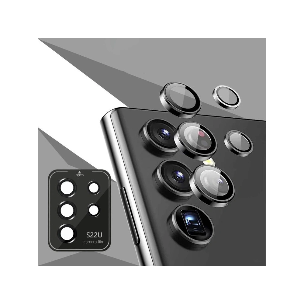 Hurtownia GSM - Sklo na objektiv fotoaparátu Hofi Camring Pro+ Samsung Galaxy S22 Ultra Black - HOFI216BLK - {ean13} - Hurt