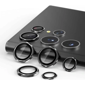 Hurtownia GSM - Sklo na objektiv fotoaparátu Hofi Camring Pro+ Samsung Galaxy S22 Ultra Black - HOFI216BLK - {ean13} - Hurt