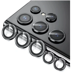 Hurtownia GSM - Sklo na objektiv fotoaparátu Hofi Camring Pro+ Samsung Galaxy S22 Ultra Black - HOFI216BLK - {ean13} - Hurt
